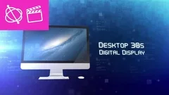 Desktop 30s Digital Display - Apple Motion and Final Cut Pro X Template Stock After Effects