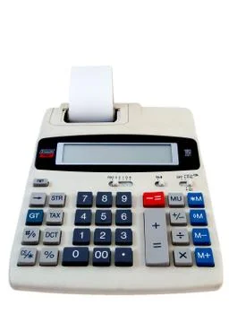 Desktop Calculator Stock Photos
