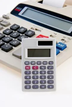 Desktop Calculator Stock Photos