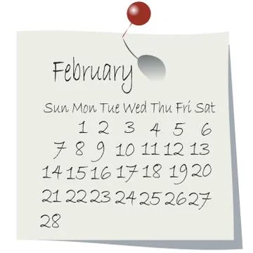 Desktop calendar for 2010 스톡 일러스트