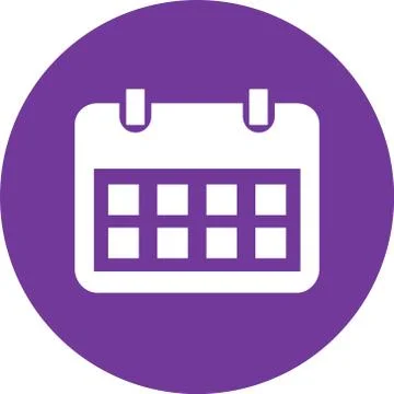 Desktop calendar icon Ilustración de archivo