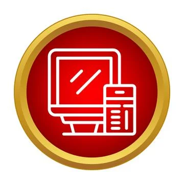 Desktop computer and smartphone showing device compatibility icon Stockillustratie
