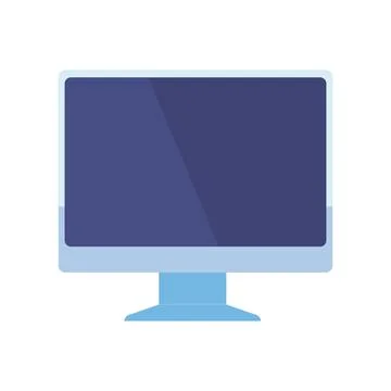 Desktop computer device Stock Illustration