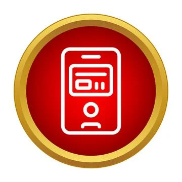 Desktop computer icon representing server hardware technology Stock-Illustration