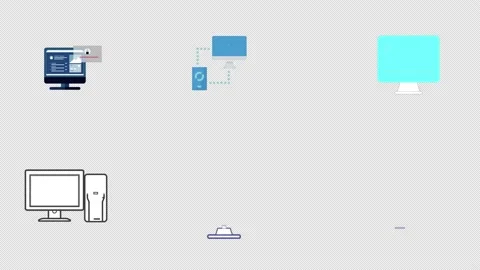 Computer Desktop Icons Stock Videos – Royalty-Free HD & 4K Videos | Pond5