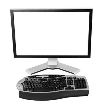 Desktop computer Stock Illustration