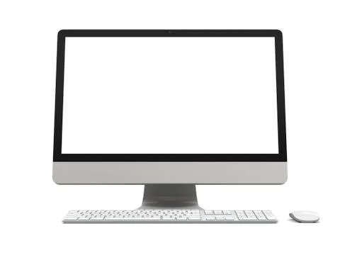 Desktop computer Stock Illustration