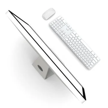 Desktop computer Stock Illustration