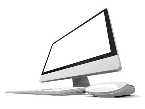 Desktop computer Illustrazione stock