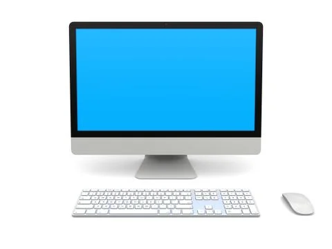 Desktop computer Illustrazione stock
