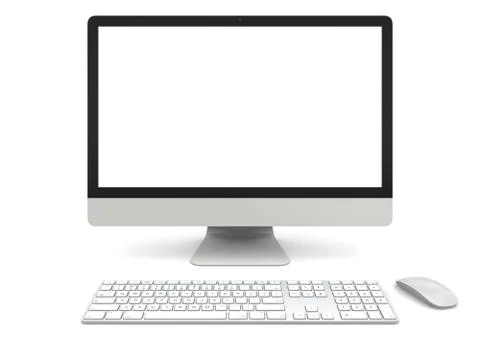 Desktop computer Stock Illustration