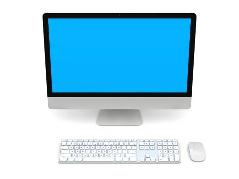Desktop computer Illustrazione stock