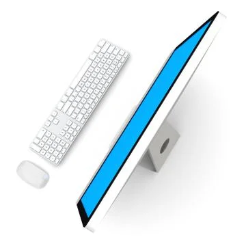 Desktop computer Stock Illustration