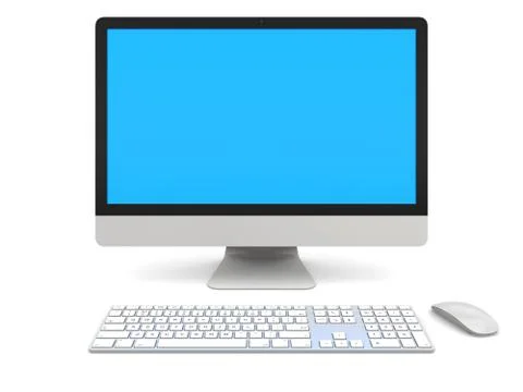 Desktop computer Stock Illustration