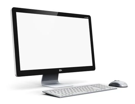 Desktop computer Stock Illustration