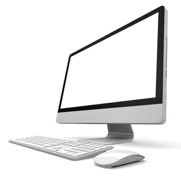 Desktop computer Stock Illustration