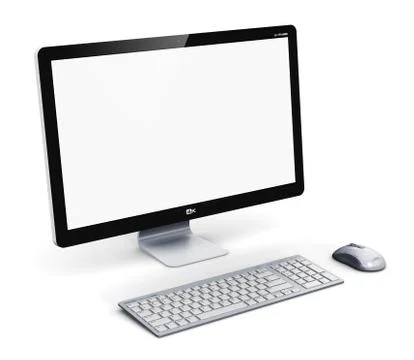 Desktop computer Stockillustratie