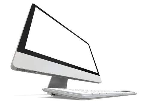 Desktop computer Stock Illustration