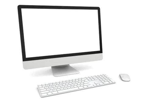 Desktop computer Stock Illustration