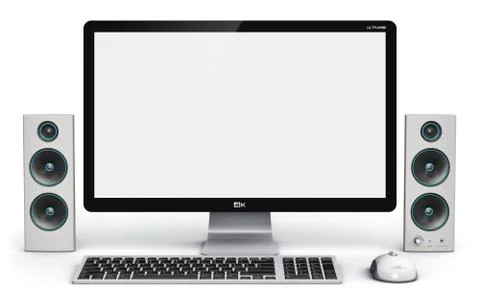 Desktop computer 스톡 일러스트