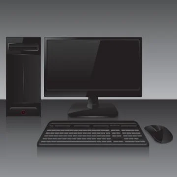 Desktop Computer イラスト素材