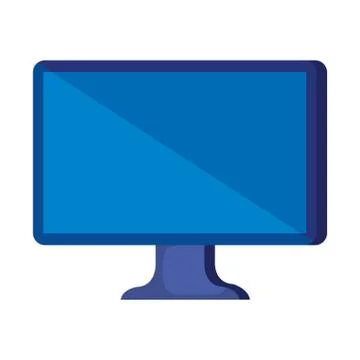 Desktop computer isolated icon 스톡 일러스트
