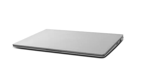 Desktop computer laptop on white background. Illustrazione stock