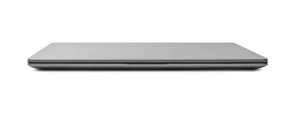Desktop computer laptop on white background. Illustrazione stock