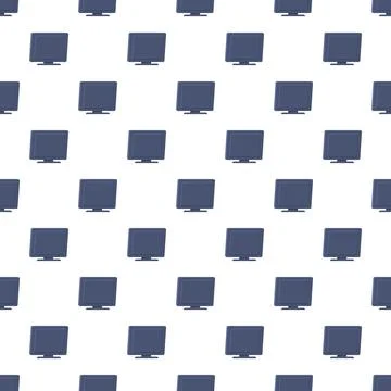 Desktop computer monitors forming grid pattern background 스톡 일러스트