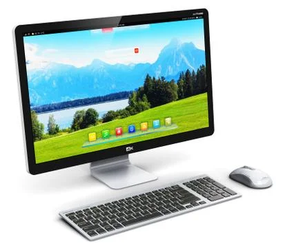 Desktop computer PC 스톡 일러스트
