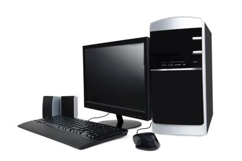 Desktop computer Stock Photos