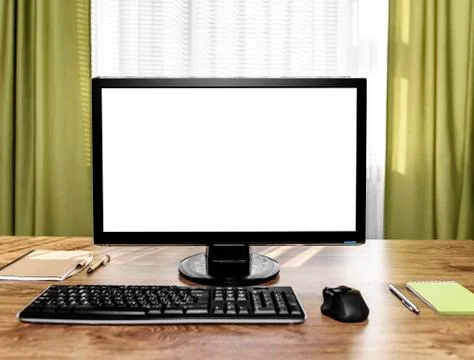 Desktop computer Stock Photos