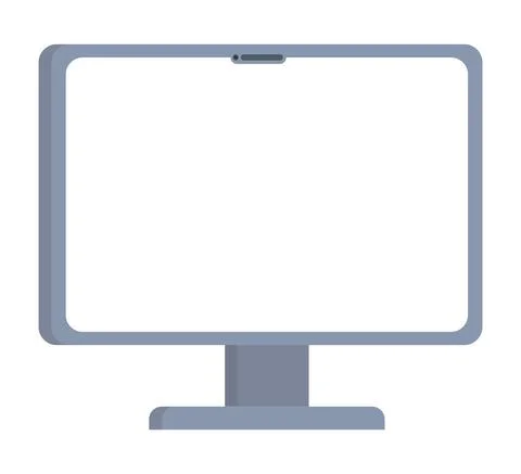 Desktop computer screen Stock-Illustration