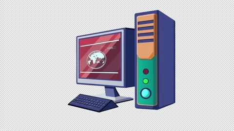 Desktop Computer System 库存影片 344367354