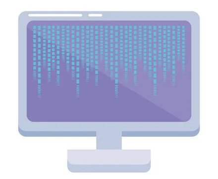 Desktop computer tech イラスト素材