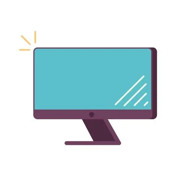 Desktop computer tech イラスト素材