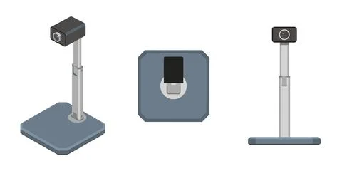 Desktop Document Camera Stock Illustration