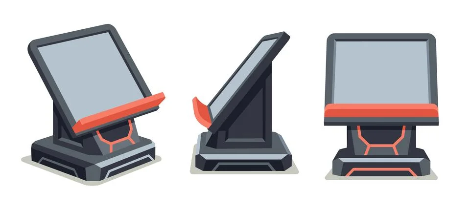 Desktop Document Stand Stock Illustration