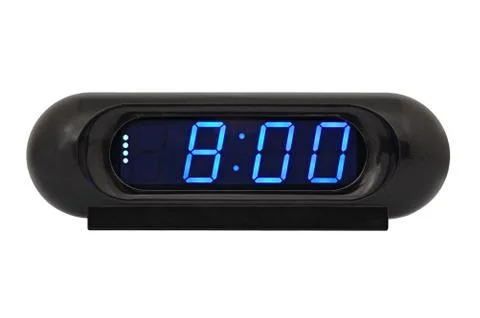 Desktop electronic clock Foto stock