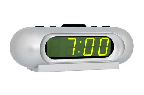 Desktop electronic clock Stock Photos