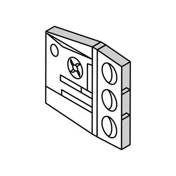 Desktop gaming pc isometric icon vector illustration イラスト素材