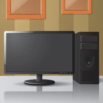 Desktop Stock-Illustration