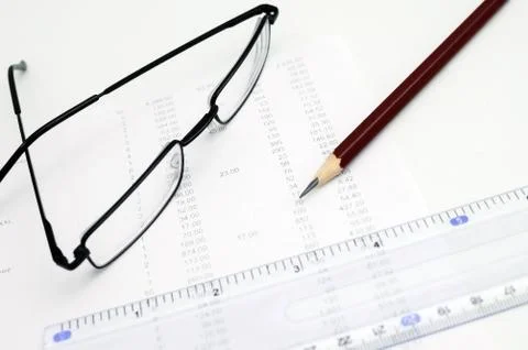 Desktop of the manager Stock Photos