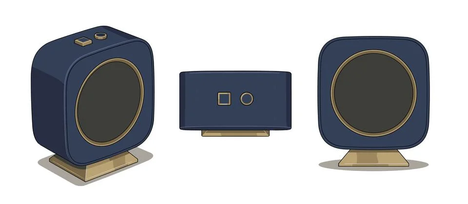 Desktop Meeting Timer Stock Illustration