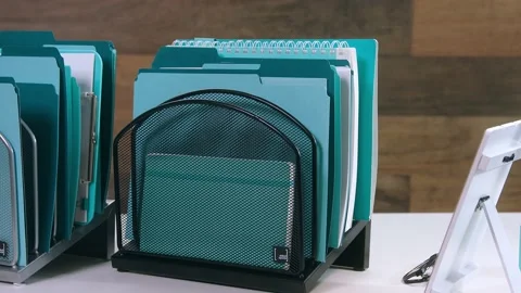 Desktop organizer Stock Footage 221567815