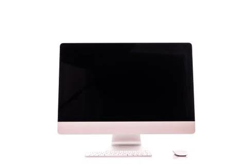 Desktop PC. Desktop computer isolated on a white background. Stock Photos