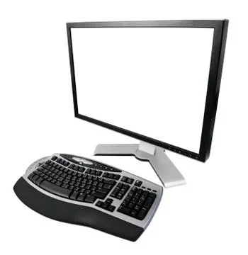 Desktop PC Stock Illustration