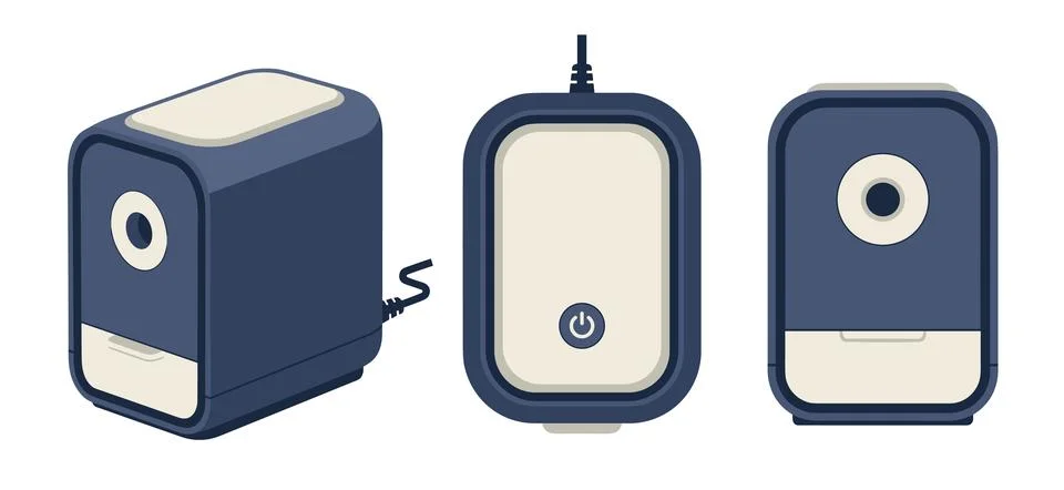 Desktop Pencil Sharpener 스톡 일러스트