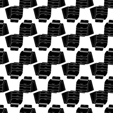 Desktop printer pattern seamless vector Stock Illustration