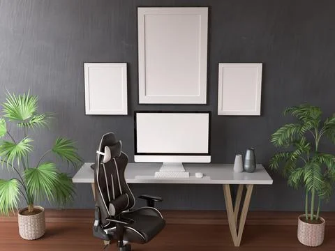 Desktop Screen &amp; Frames Stock Photos